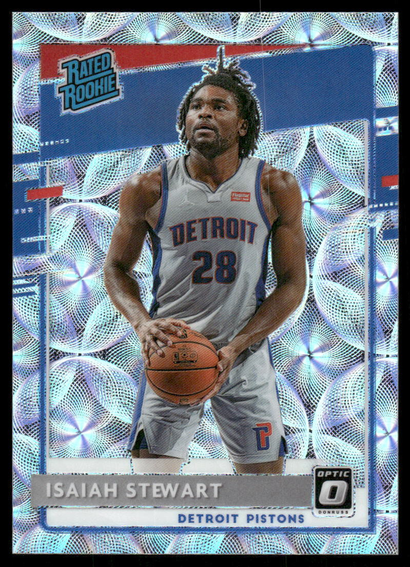 2020-21 OPTIC PREMIUM BOX SET ROOKIE RC /249 ISAIAH STEWART #166 DETROIT PISTONS