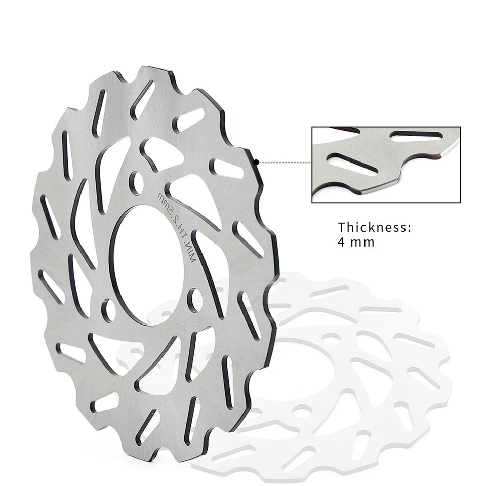 Rotores de freio dianteiro para Honda Fourtrax Sportrax TRX 250 300 400 EX 99-08 TRX250R - Imagem 2 de 4