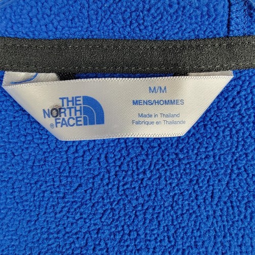 THE NORTH FACE Mens Sun Rise Full Zip Jacket Size Medium Gray Blue Hooded Fleece - Picture 14 of 16