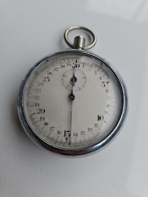 Mechanische STOPPUHR Taschenuhr Pocket Watch   Ersatzteilspender 5-3