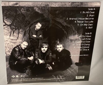 LP THREE DAYS GRACE One-X (BLACK VINYL, 2016) NEW MINT SEALED