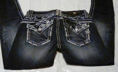 Jean Skinny Femme Miss Me MP7651S2 - Taille 25, Mi-hauteur, Bleu - Neuf Avec étiquettes