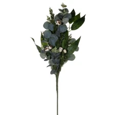 Vickerman FT224337 37 in. Green Eucalyptus Berry Spray
