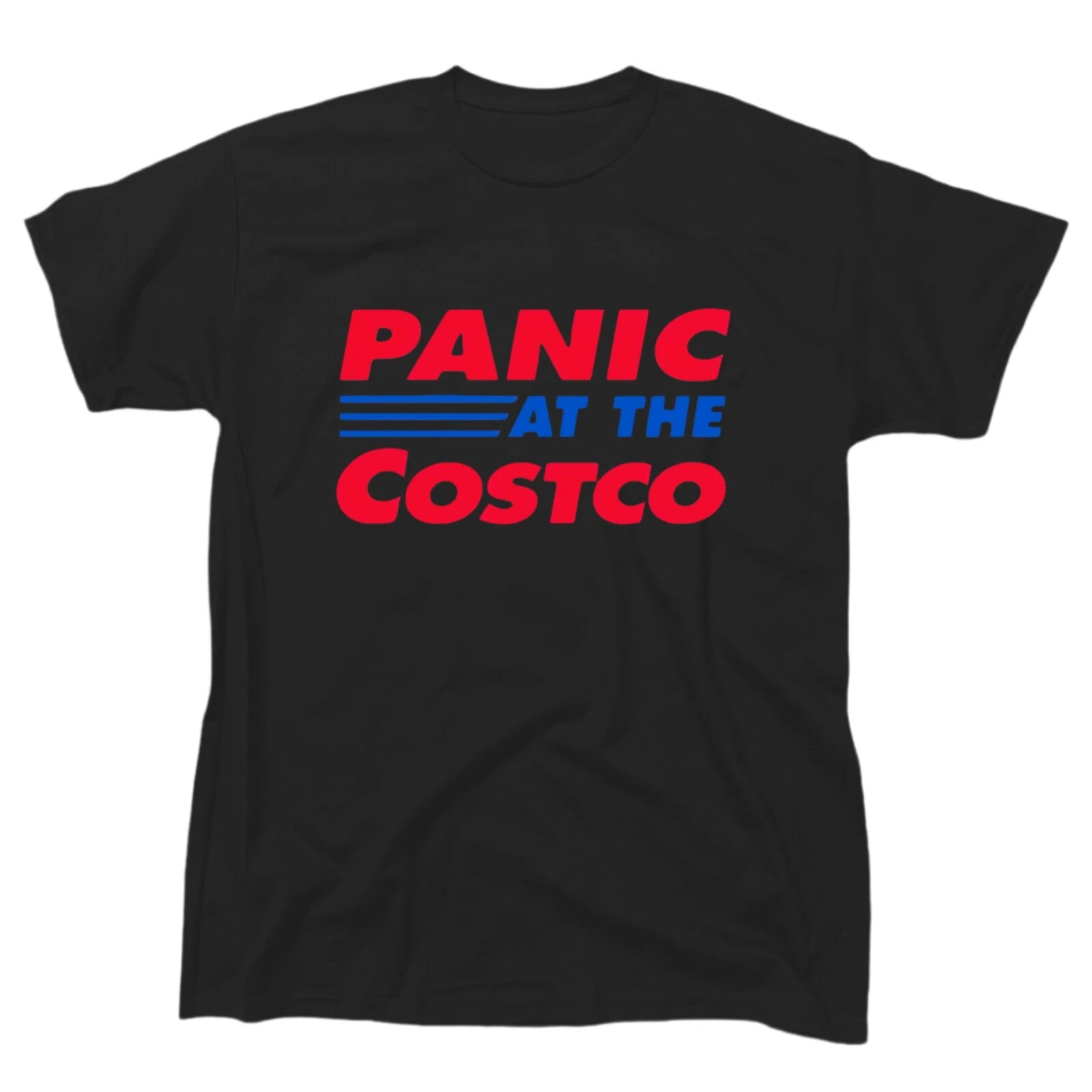 Panic At The Costco Men's Funny Meme T-Shirt