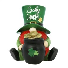 Celebrate It Lucky Gnome St. Patrick's Day Tabletop Decor 6" - 1 Piece with Flaw