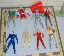 Product Image: Vintage X-Men Lot 8 Toy Biz Kane Stryfe Mr Sinister Ice Man Cable Mega Red 1992