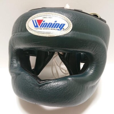 Winning ヘッドギア フルフェイスタイプ ブラック M FG-5000 Winningフルフェイスタイプヘッドギア / 格闘技用品店ファイターズ