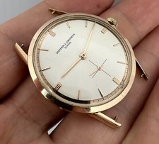 VACHERON CONSTANTIN PATRIMONY 18K GOLD TWO TONE DIAL REF 6456 MEN'S WATCH 34 mm