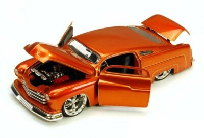 91740 BY JADA BIGTIMEKUSTOM BTK 1951 MERCURY COUPE.COPPER