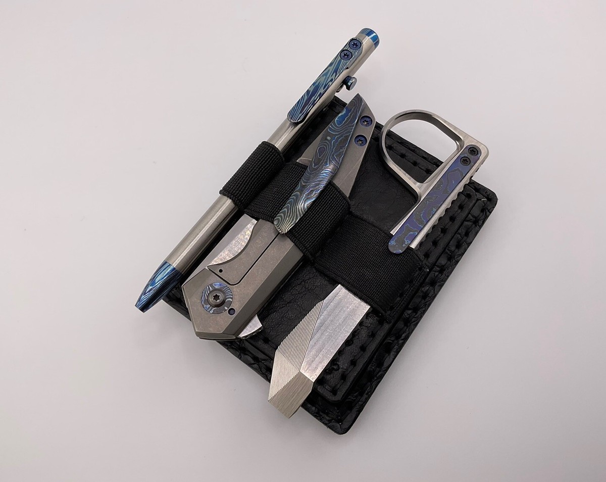 Inky EDC X Myke Cruz Croc Leather Cruzer 5.0 Customizable EDC