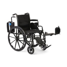 K3 Guardian 18" Wide Wheelchair w/ Desk-Length Arms Elevating Leg Rests, Each