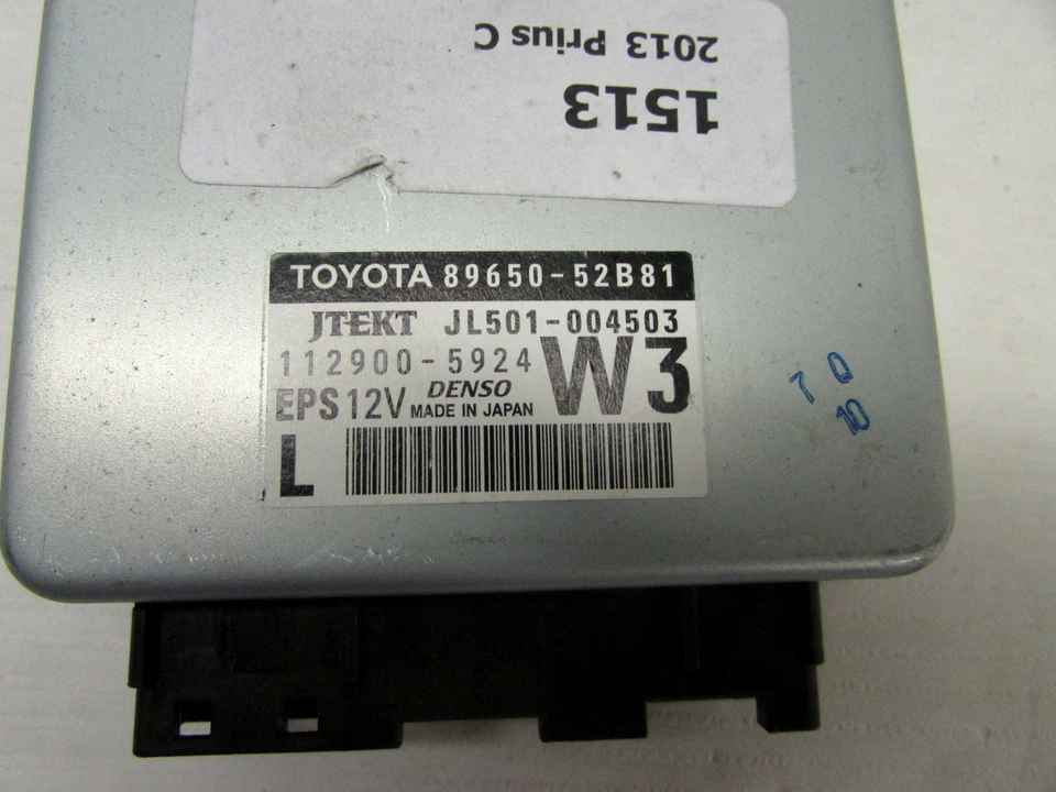 Toyota Prius C 2013 módulo de computadora de dirección asistida 89650-52B81 OEM 12 13 14 Foto 3 de 4