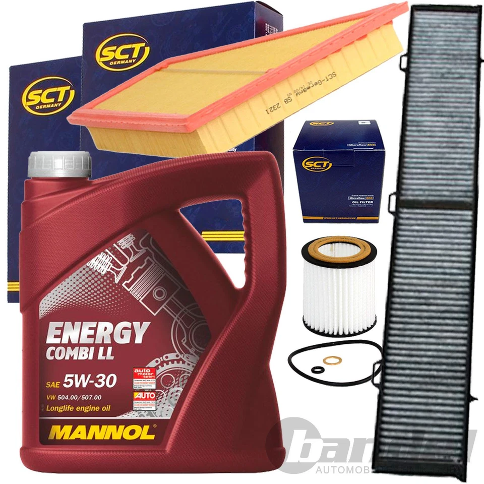 FILTERSET INSPEKTIONSKIT SATZ+MANNOL 5W30 ÖL passend für BMW X1 E84 16i 20i 28i