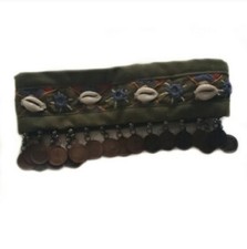 Rennasaince Gypsy Belly Dancing Coin Shell Choker