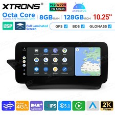 Android 14 8-Core Car Stereo GPS Navi SWC 4G WiFi For Benz E A207 C207 2015-2016