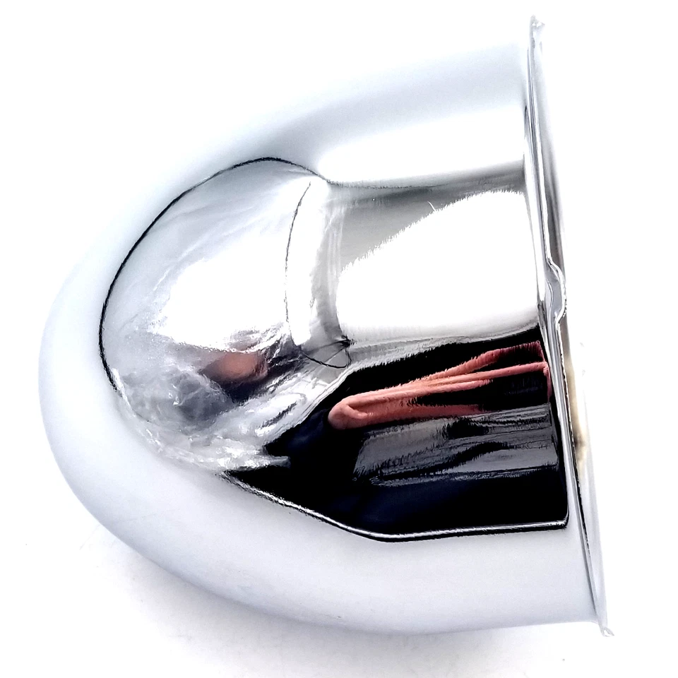 Комплект из 4 центральных колпаков Gorilla Chrome Bullet Style Push Thru 4,25 дюйма внешний диаметр колеса HC202BT - Изображение 4 из 4