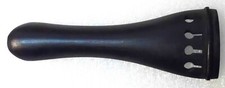 NEW OLD STOCK Ebony 1/8 Size Violin Tailpiece - Quantity Discounts Available 