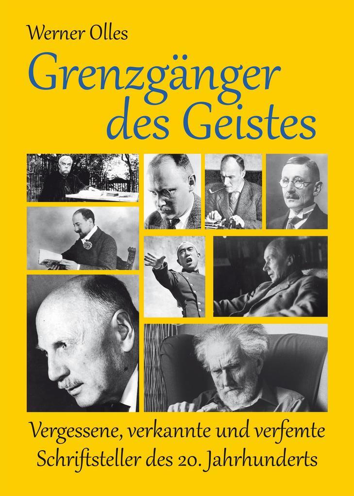 Thumbnail - Grenzgänger Des Geistes | Werner Olles | 2019 | Deutsch