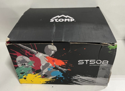 STOMP Skateboard Helmet, Matte Purple/Pink, L