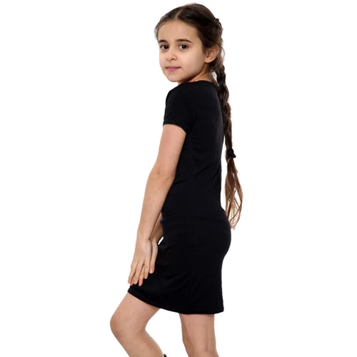 Mädchen Kleid Bodycon kurzärmelig Mode Party Outfit Midi Kinder Kleider - Bild 5 von 44