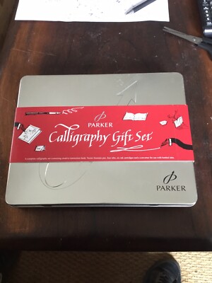 Parker Vector Füllfederhalter 4 Feder 6 Tintenpatronen Kalligrafie Geschenkset in Box