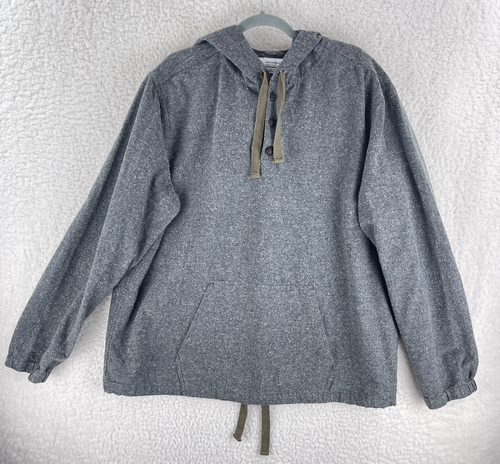 Urban Outfitters Gray Long Sleeve Hooded Sweater Mens Pullover Pocket Size XL