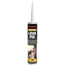 Thompson's Emergency Leak Sealant Fix 310ml Tube Clear Flexible Gutters Pipes
