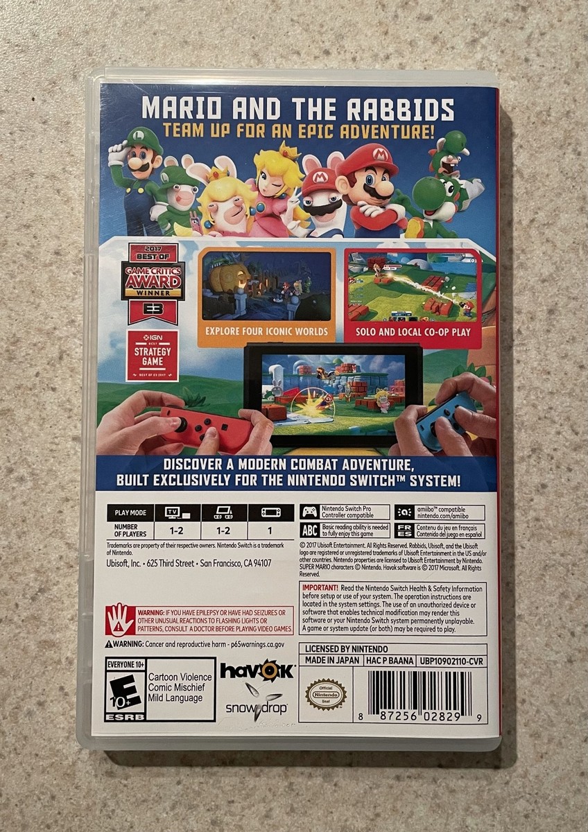 Mario + Rabbids Kingdom Battle Nintendo Switch ofes de