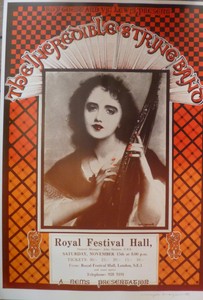 string incredible band poster waymouth hapshash nigel rfh 1969 signed