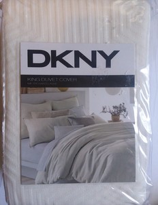 Dkny Metro Matelasse King Size Bed Duvet Cover Ivory Bedding