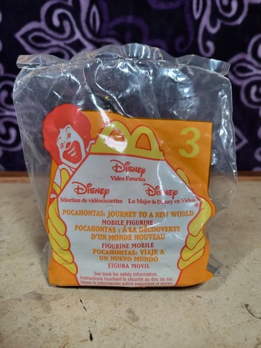 McDonald's Disney Pocahontas Mobile TOY Video Favorites Figurine #3 1998 SEALED - Picture 2 of 5