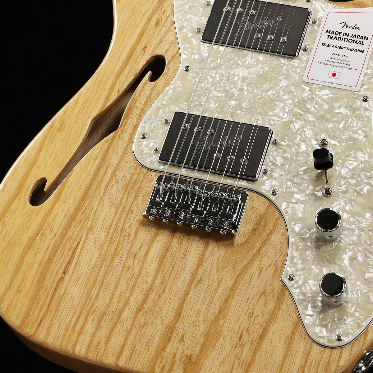 ギター Fender TRADNL 70s TELE THINLINE - NAT New Fender Made in Japan Traditional 70s Telecaster Thinline