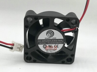 POWER LOGIC PLA03010S12L DC12V 0.05A 30*10MM silent cooling fan