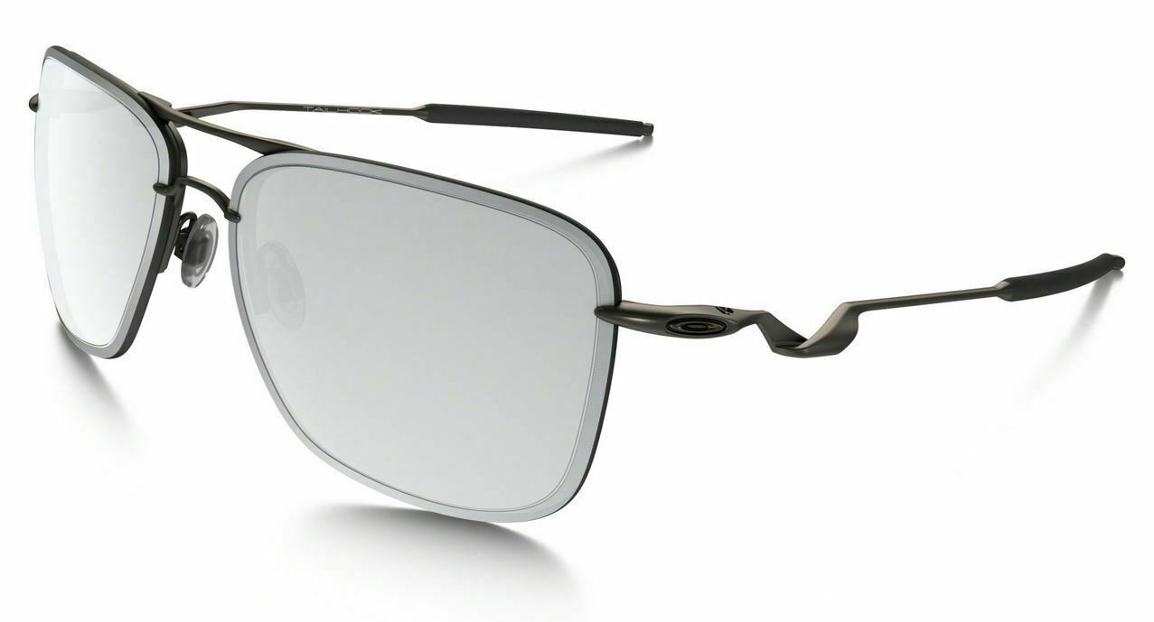 NEW Oakley - Tailhook - Sunglasses, Carbon / Chrome Iridium, OO4087-02