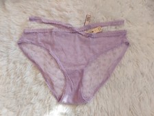 NWT Victoria's Secret Cotton Heartbreaker Bikini Panty Size Large 753 