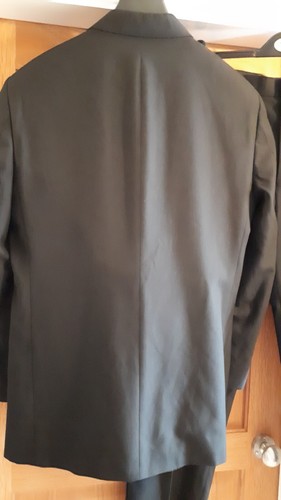 M&S black formal tuxedo suit 42" chest 38" waist - Picture 4 of 10