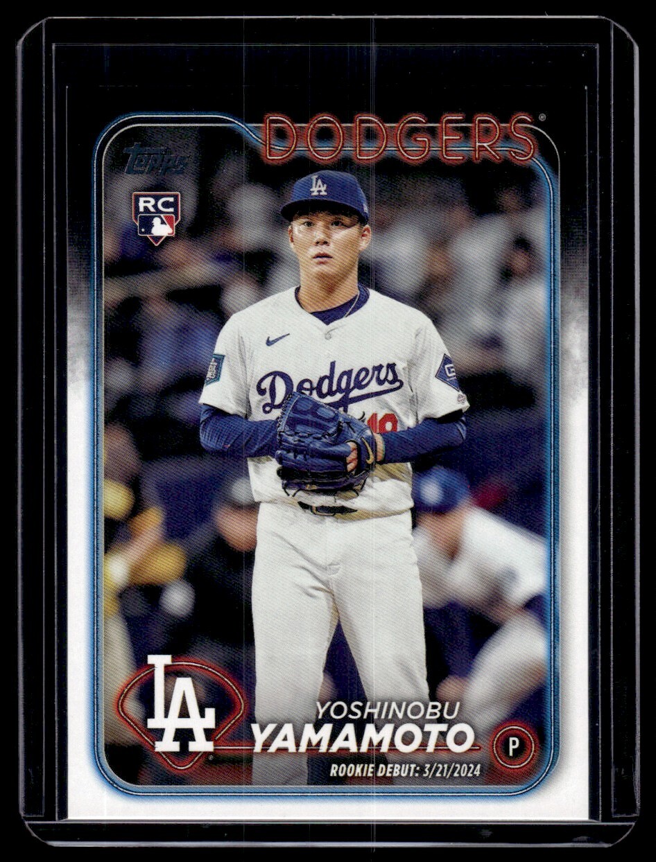 2024 Topps Update Yoshinobu Yamamoto RC Los Angeles Dodgers #US149