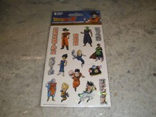 NEW SEALED DRAGON BALL Z STICKERS 4 SHEETS L3