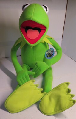 カーミット 親子 ぬいぐるみ Jim Henson 90s Vintage Kermit the Frog Nanco Plush Posable Bendable Muppets Jim
