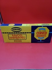 AURORA HO SCALE 9 INCH CURVED ROADWAYS TRACK 6 PIECES