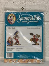 Disney  s Snow White And The Seven Dwarfs Play Ball 35040 Counted Cross Stitch