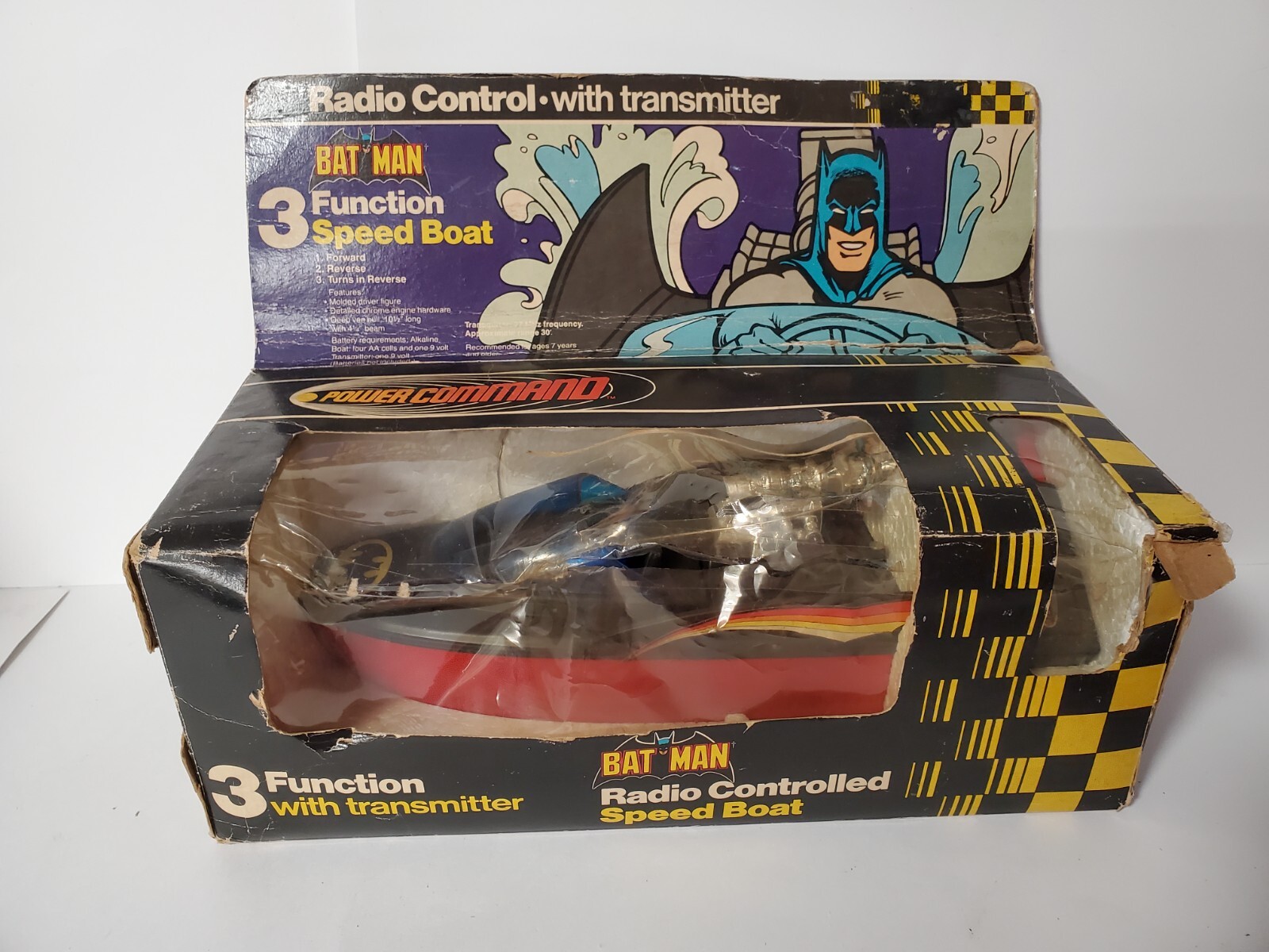 1979 Radio control Batman boat!!! New in box!!!