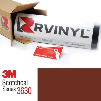 3M 3630 Scotchcal Rust Brown 63 Translucent Vinyl Film Craft Sign DIY Sheet Roll