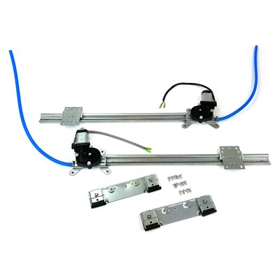 1941-46 Chevy AK Pickup Flat Glass Automatic Power Window Lift Regulator Kit CC
