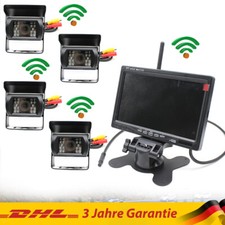 4kabellos Rückfahrkamera Funk Nachtsicht 7" Monitor Drahtlos Lkw Bildschirme