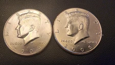 Set of 2006 P&D Kennedy Half Dollars, Circulated NIFC