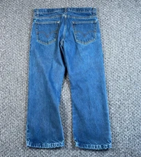 Levi's 517 Bootcut Fit Jeans Men's 35 x 27 (36/29 Tag) Blue Denim Y2K Boot Cut