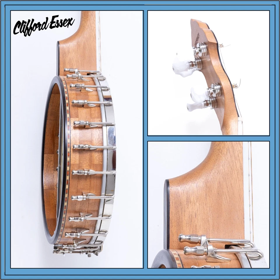 THE CLIFFORD ESSEX 'SHARPE' TENOR BANJO - Image 4 of 4