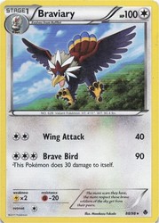 Braviary 88/98 Emerging Powers Holo Rare