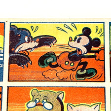 Lot de 8 cartes Menko japonaises Mickey Popeye Donald Duck années 1930 vintag...